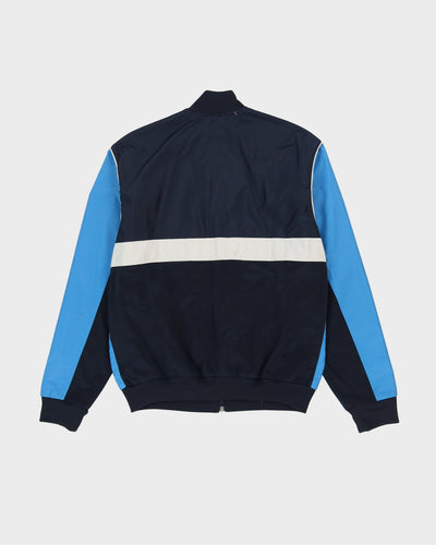 00s Adidas Blue Bomber Jacket - M