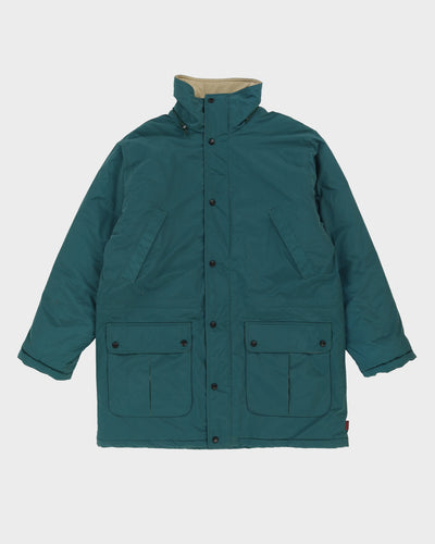 Vintage 90s Woolrich Parka Green Puffer Jacket - L