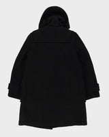 Vintage 1980s Gloverall Black Duffel Coat - S