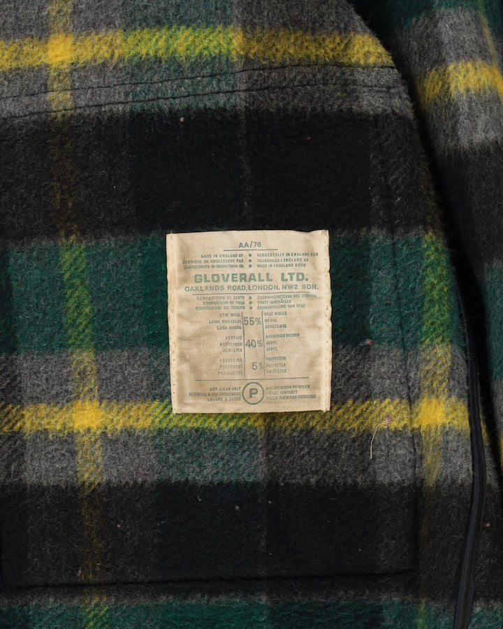 Vintage 1980s Gloverall Black Duffel Coat - S