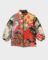 Moschino Multicolour Graphic Puffer Jacket - M