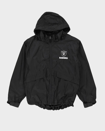 00s NFL Las Vegas Riders Black Windbreaker - L