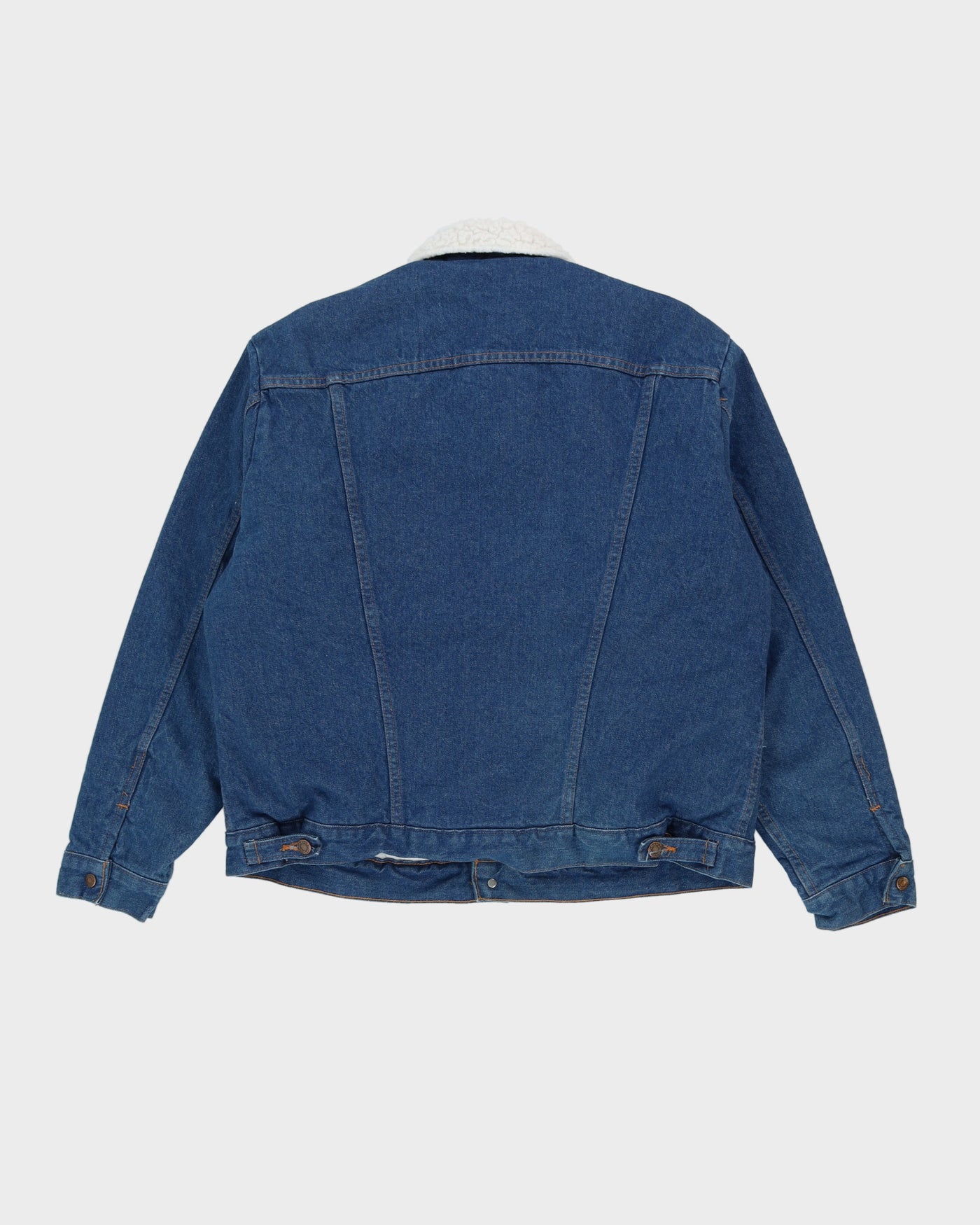 1990s Wrangler Fleece Lined Denim Jacket - M