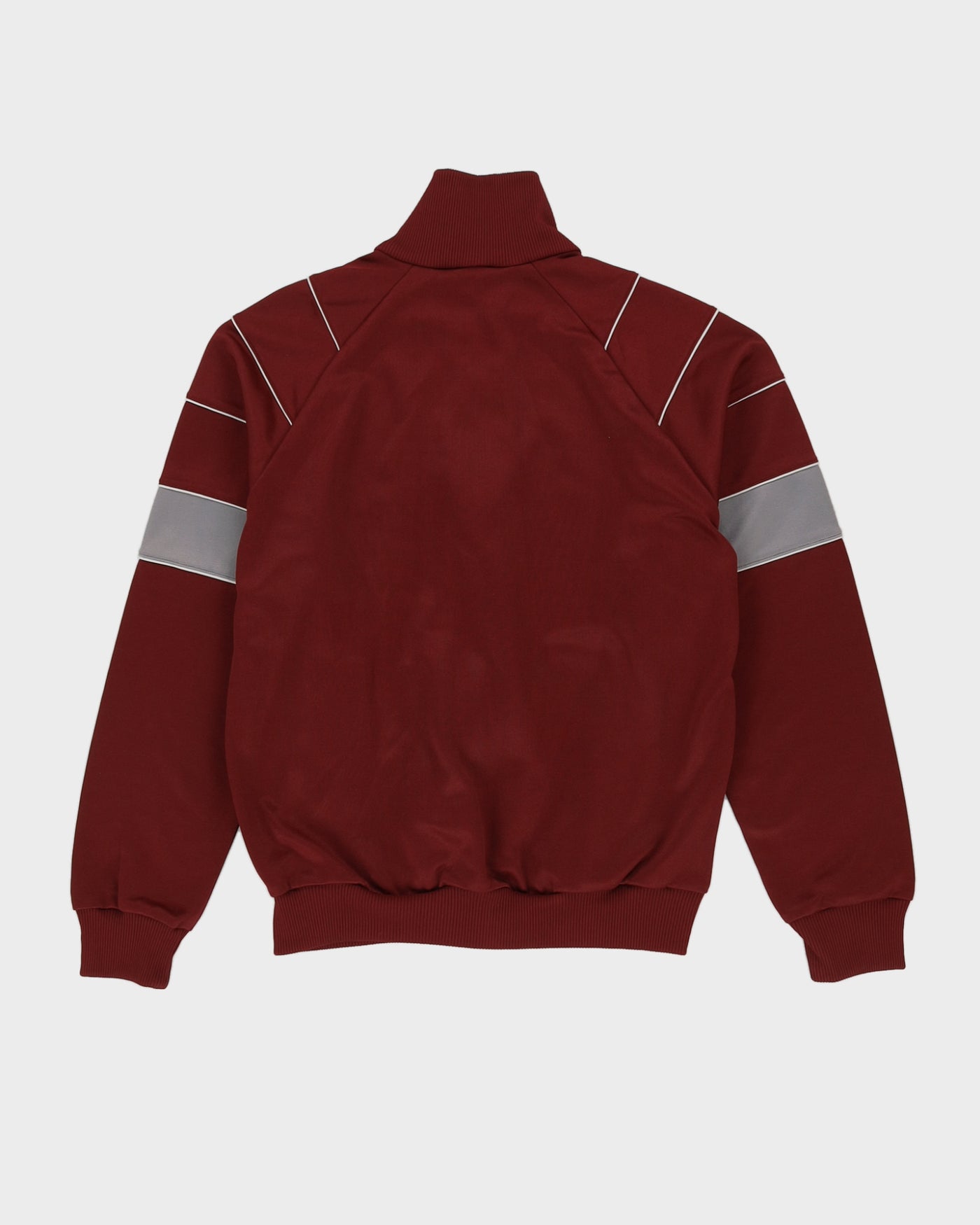 Vintage 80s Adidas Burgundy Track Jacket - M