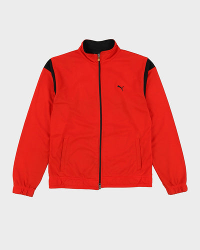 Vintage 90s Puma Red Track Jacket - S