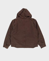 00s Carhartt Brown Workwear Hooded Jacket - XL