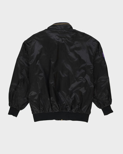 Vintage 80s Kappa Black Track Jacket - XL