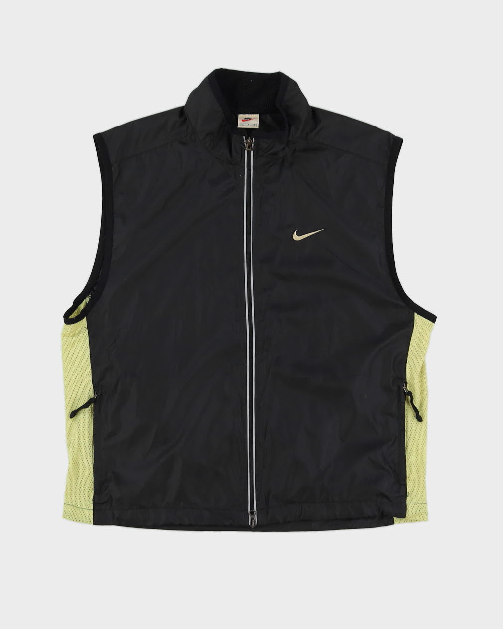 Vintage 90s Nike Black Track Gilet - L