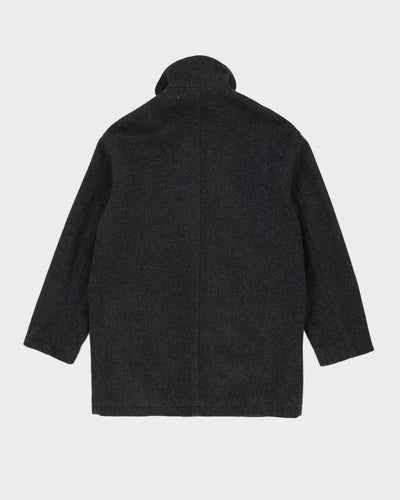 Pierre Cardin Grey Wool Short Overcoat - S
