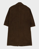 Hugo Boss Green Brown Overcoat - XL