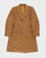 Cecil Gee Beige Cashmere Overcoat - S