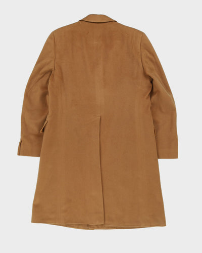Cecil Gee Beige Cashmere Overcoat - S