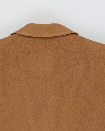 Cecil Gee Beige Cashmere Overcoat - S