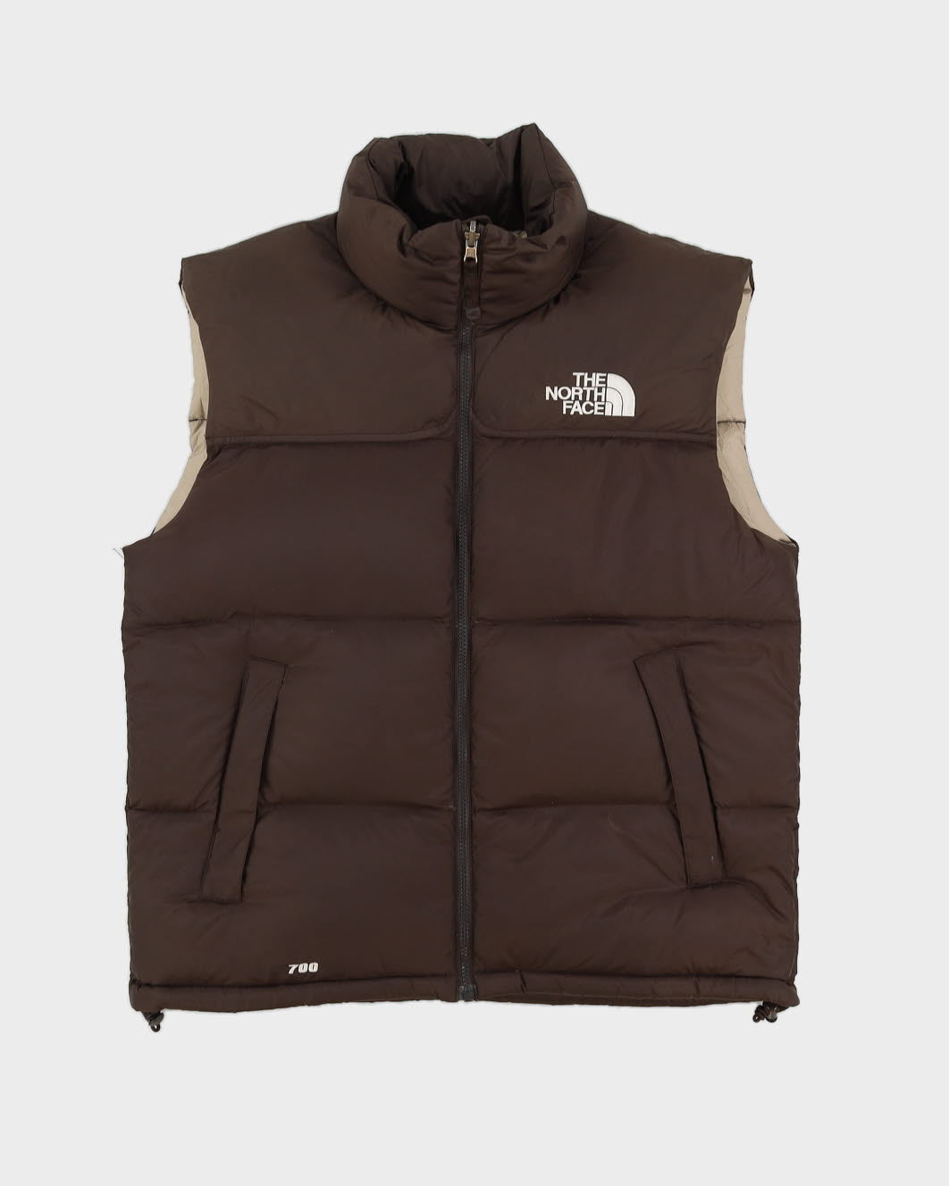 00s The North Face Brown 700 Puffer Gilet - M