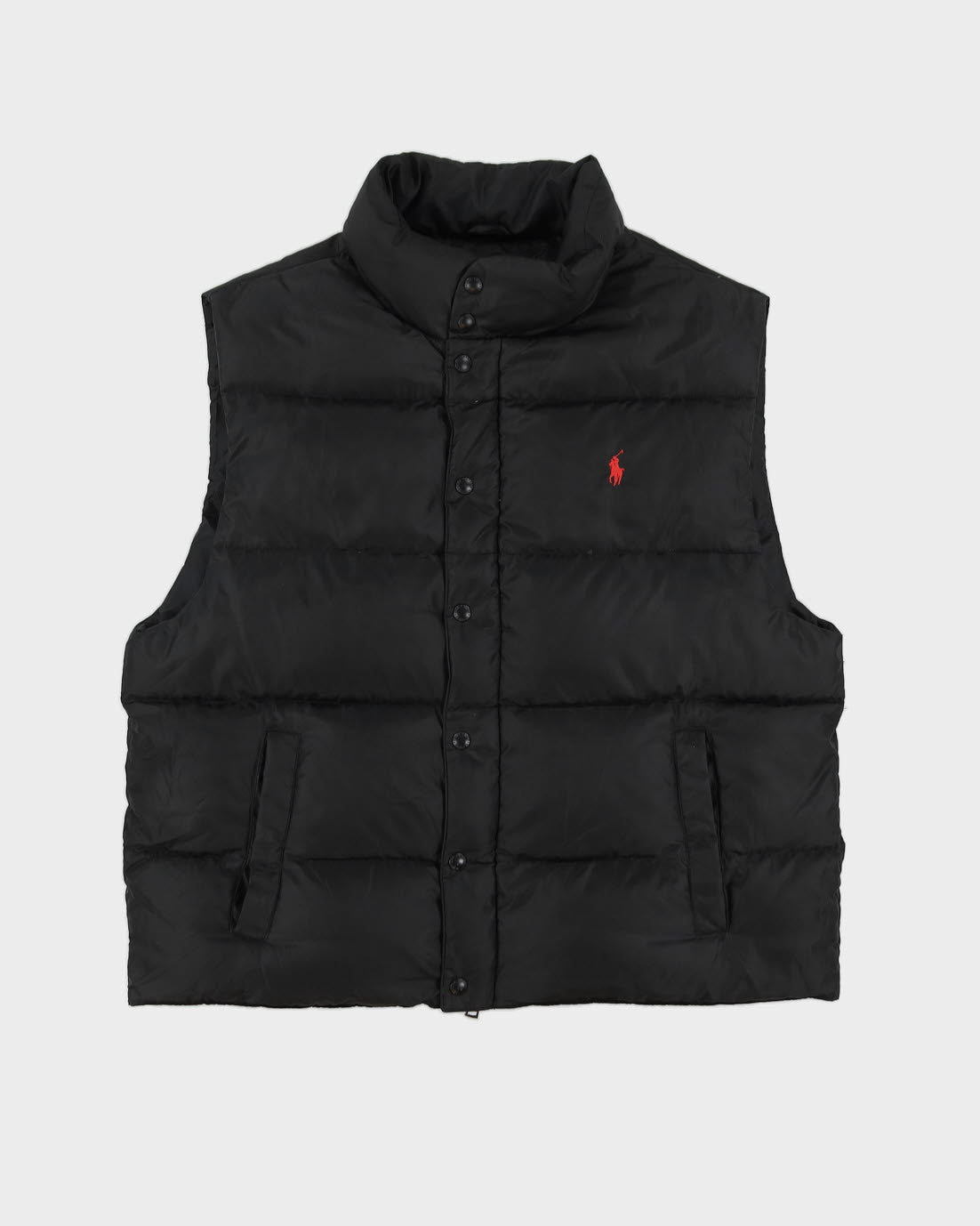 Ralph Lauren Black Puffer Gilet - XL