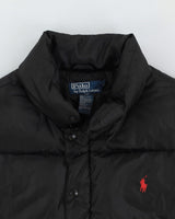Ralph Lauren Black Puffer Gilet - XL