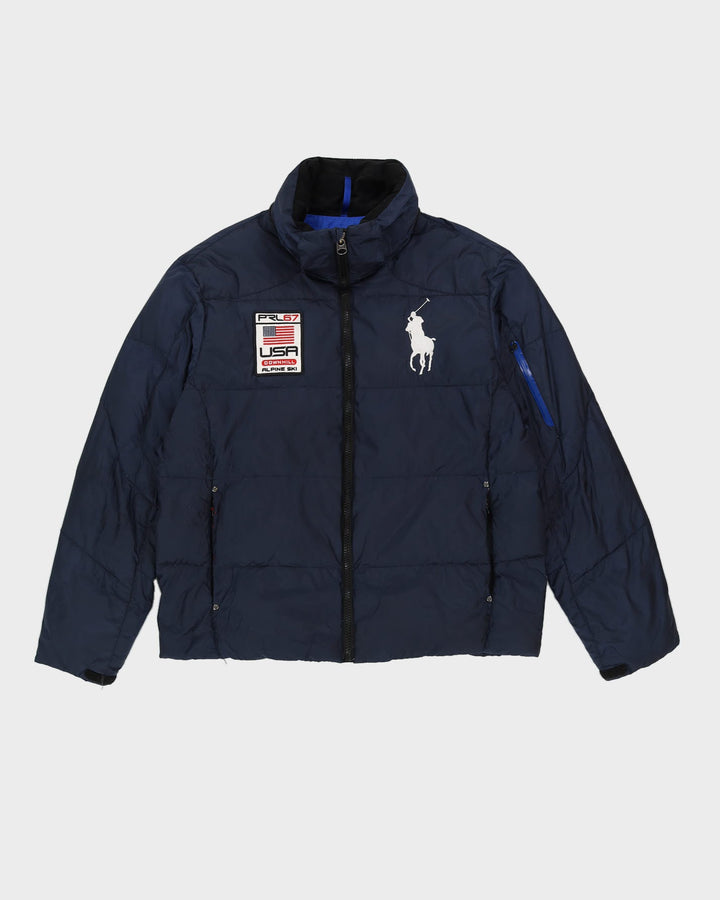 Ralph Lauren Blue Puffer Jacket - L