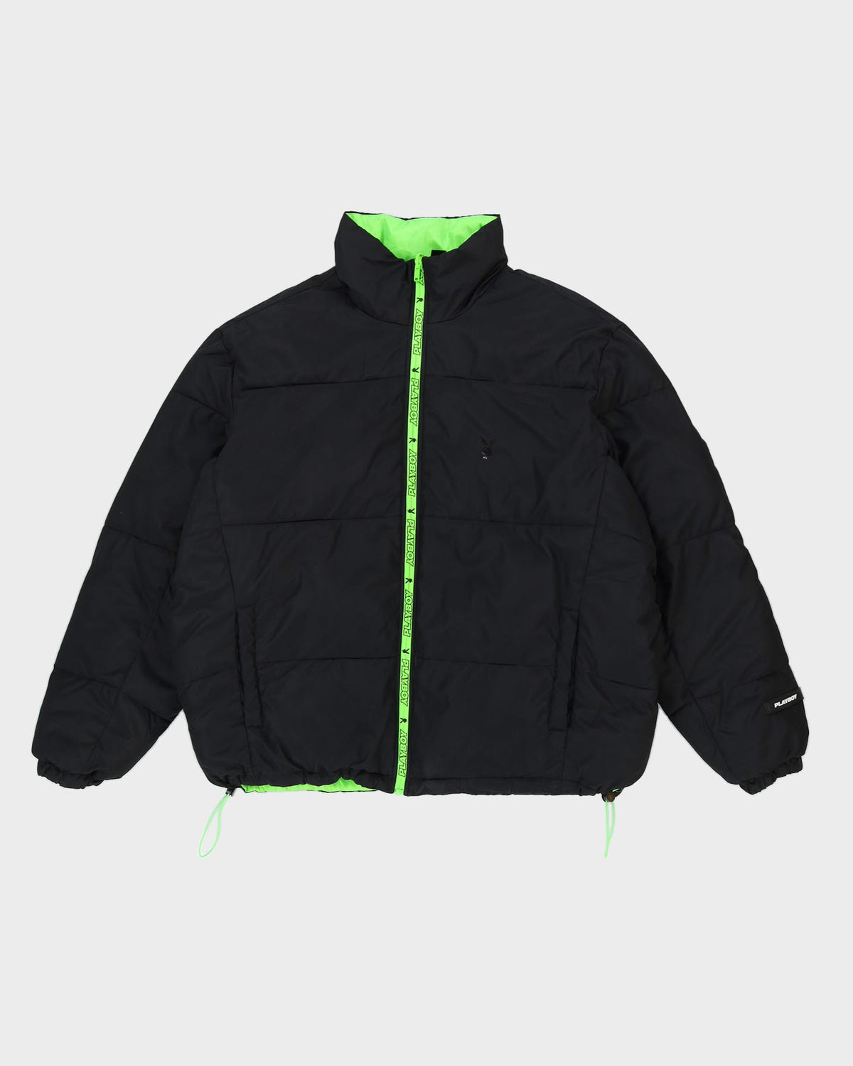 Playboy x Pacsun Black Puffer Jacket - M