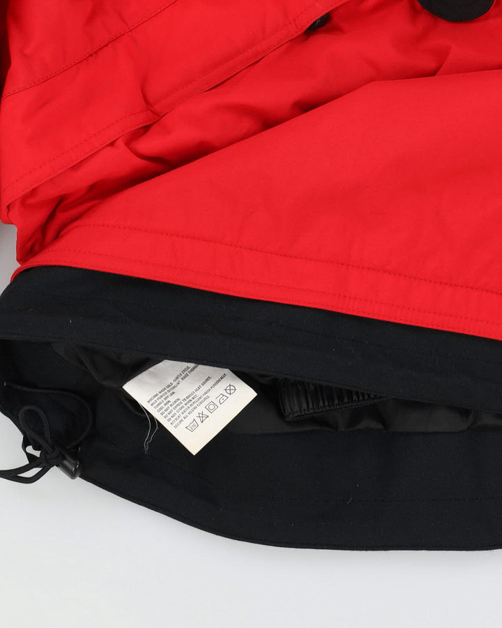 00s The North Face Extreme Ski Red Jacket Extreme Gear - S