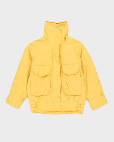 Vintage 80s London Fog Yellow Bomber Jacket - M