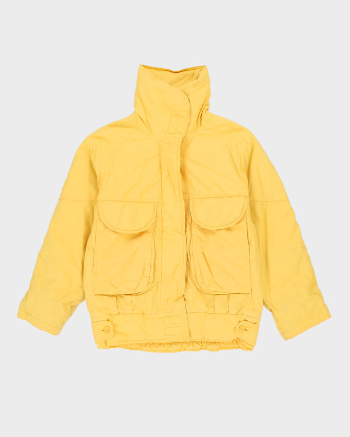 Vintage 80s London Fog Yellow Bomber Jacket - M