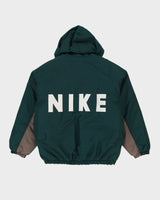 Vintage 90s Nike Green Puffer Jacket With Embroidery - M