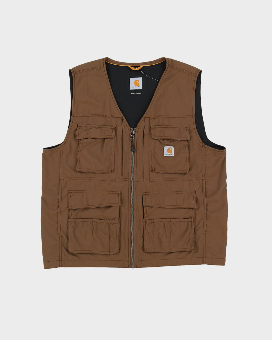 Carhartt Brown Workwear Gilet - L