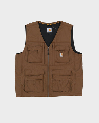 Carhartt Brown Workwear Gilet - L