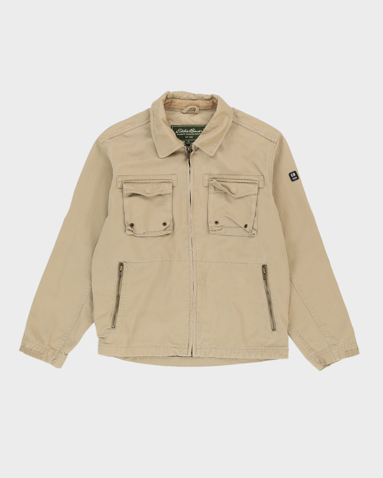 Vintage 90s Eddie Bauer Beige Jacket - S