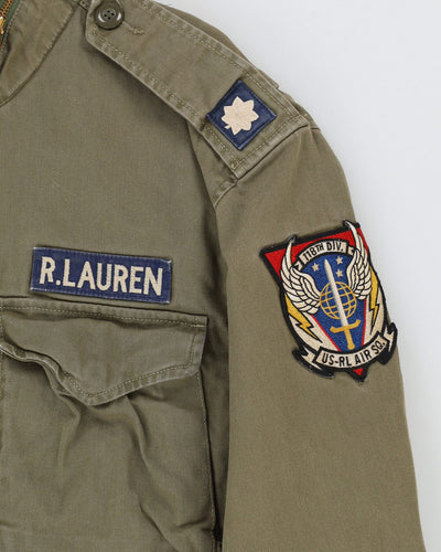 Ralph Lauren The Iconic Field Green Jacket With Patches - XL