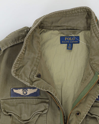 Ralph Lauren The Iconic Field Green Jacket With Patches - XL