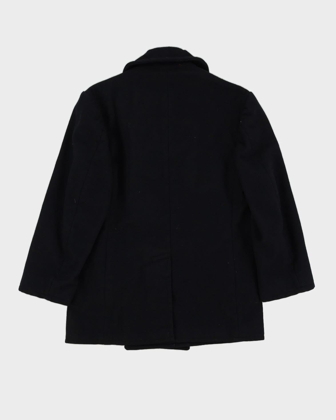 Black Navy Pea Coat - XXS