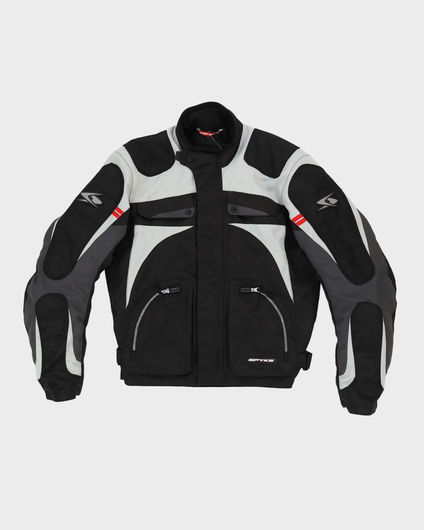Spyke Motorcycle Black Jacket - L