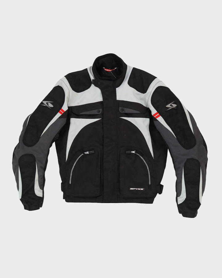 Spyke Motorcycle Black Jacket - L
