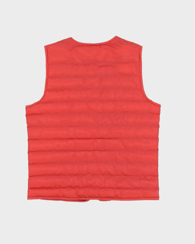 Herschel Pink Puffer Gilet Deadstock With Tags - M