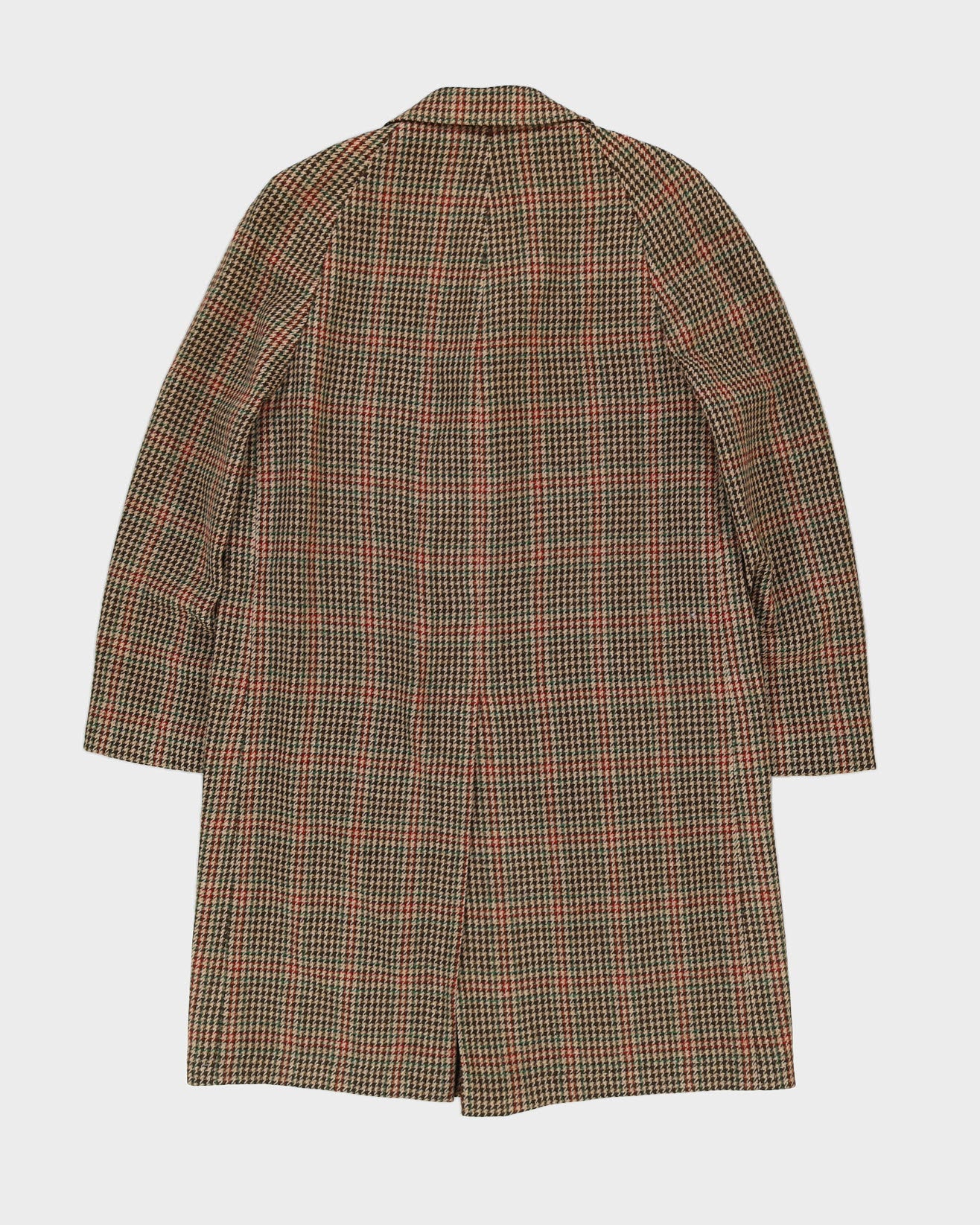 Vintage 1980s Crombie Tweed For The Bay Overcoat - S