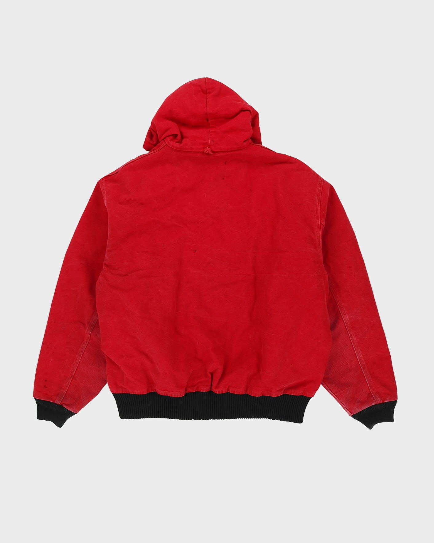 00s Carhartt Red Workwear Hooded Jacket - XL – Rokit