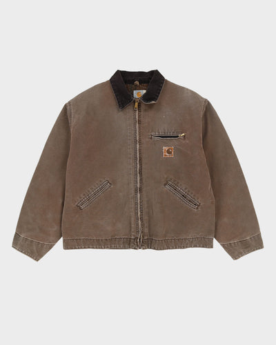 Vintage 90s Carhartt Brown Workwear Jacket - XL