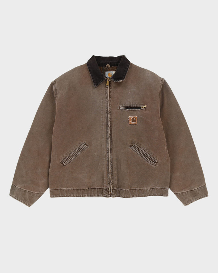 Vintage 90s Carhartt Brown Workwear Jacket - XL