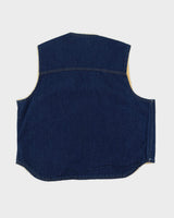 Vintage 80s Carhartt "100 Years" Fleece Lined Gilet / Sleeveless Jacket - XXL