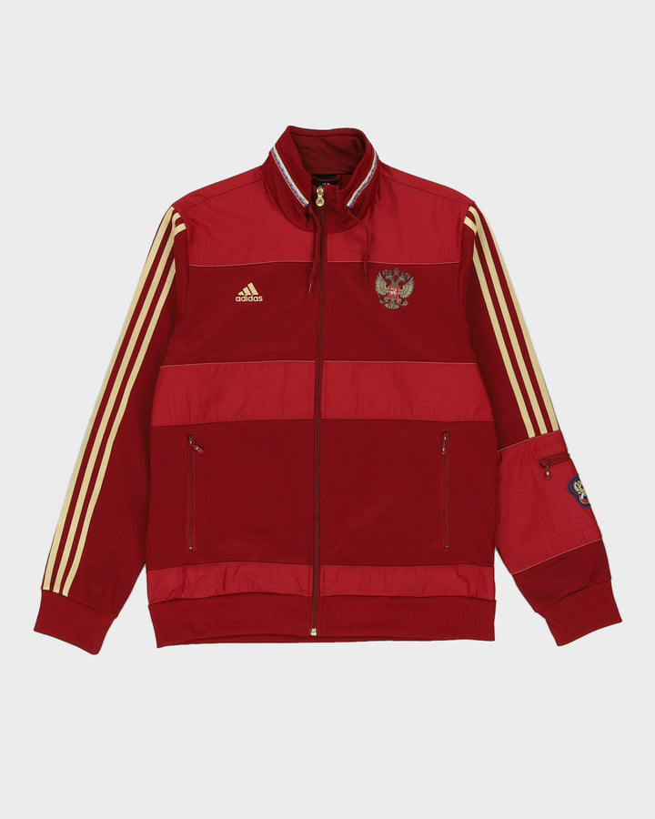 Veste de survêtement Adidas Russie Internationale 2009 Bourgogne
