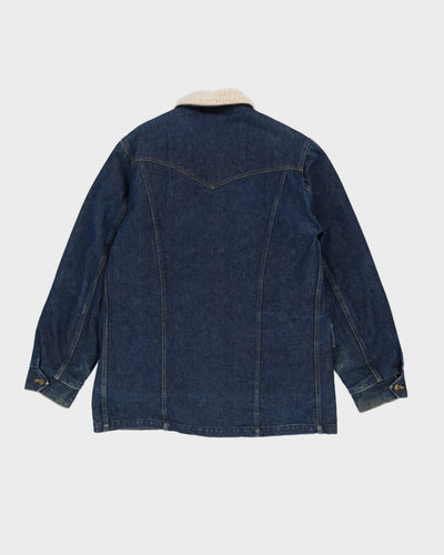 Vintage 70s Lee Storm Rider Fleece Lined Denim Jacket - L