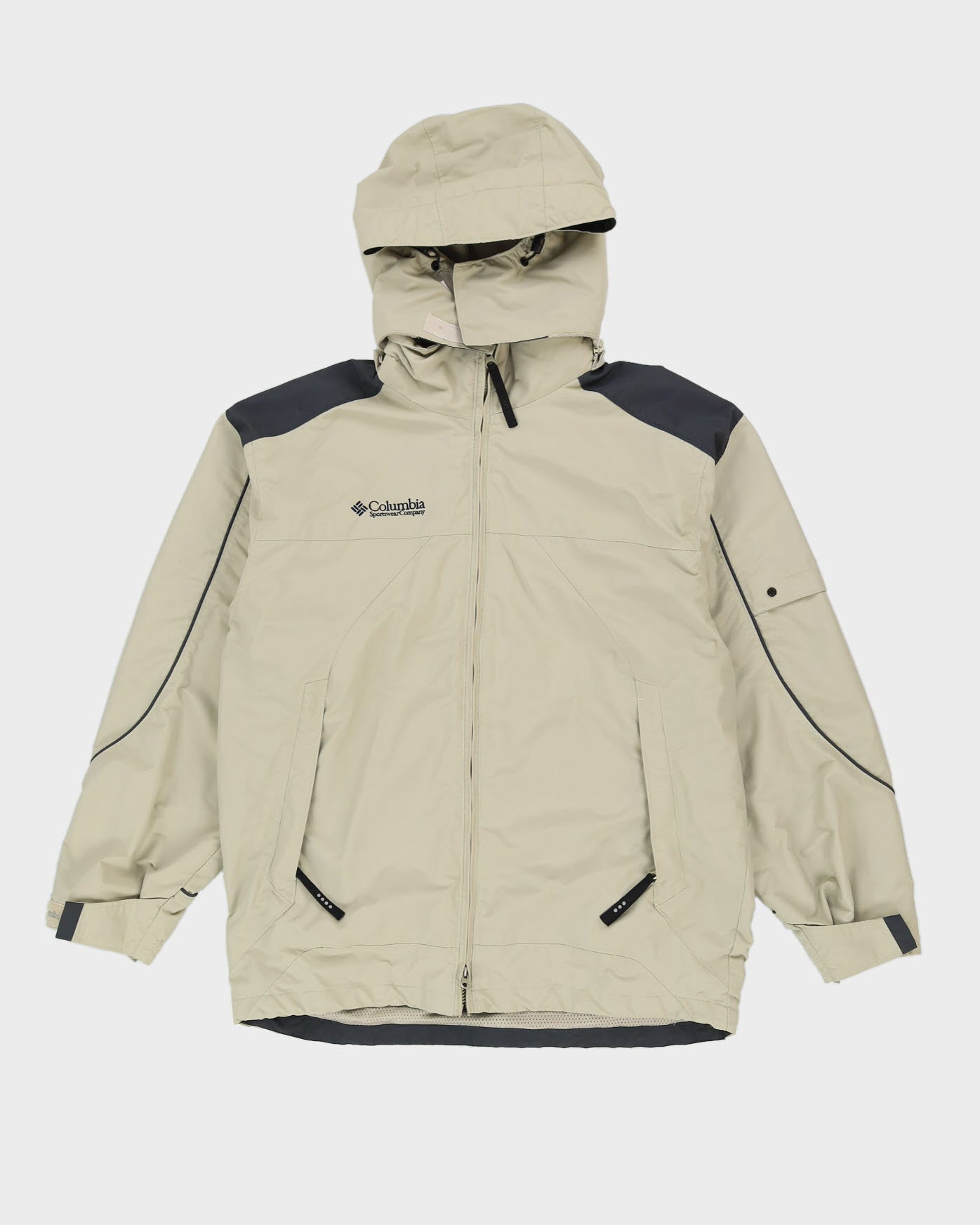 00s Columbia Beige Anorak Jacket - L