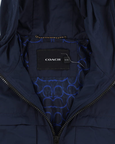 Coach Blue Navy Windbreaker - L