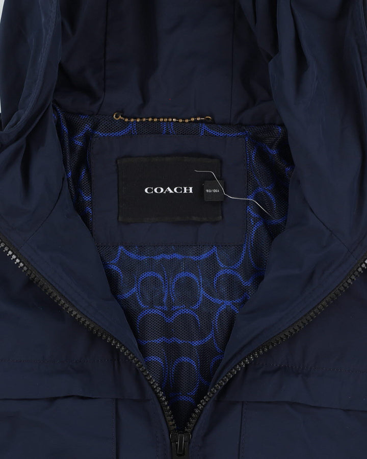 Coach Blue Navy Windbreaker - L