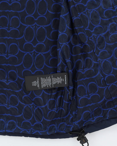 Coach Blue Navy Windbreaker - L