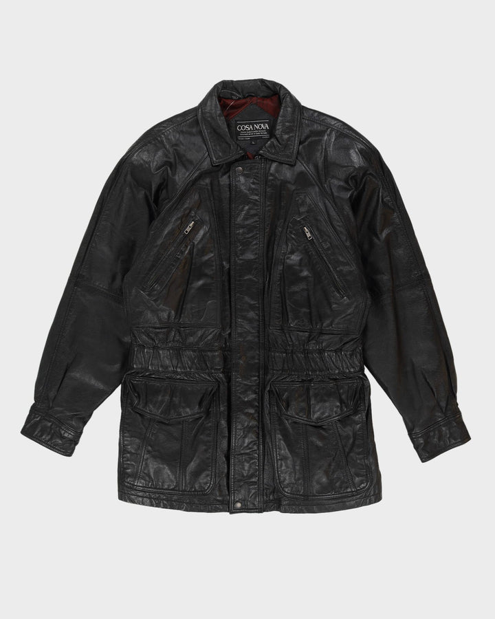 Vintage 90s Cosa Nova Leather Jacket - L