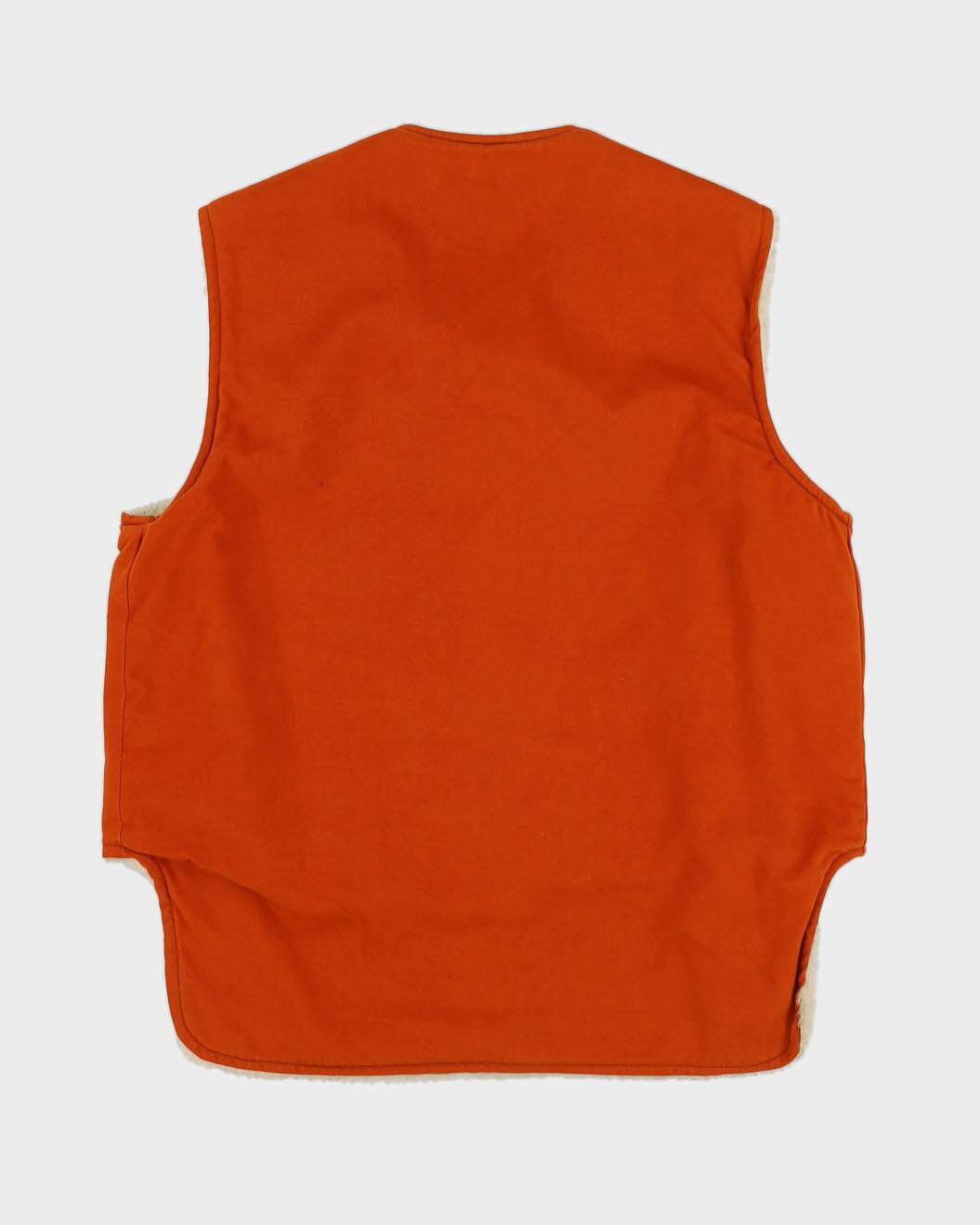 Orange Fleece Lined Gilet - M / L