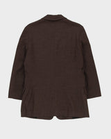 Gianni Versace Versus Brown Blazer Jacket - S