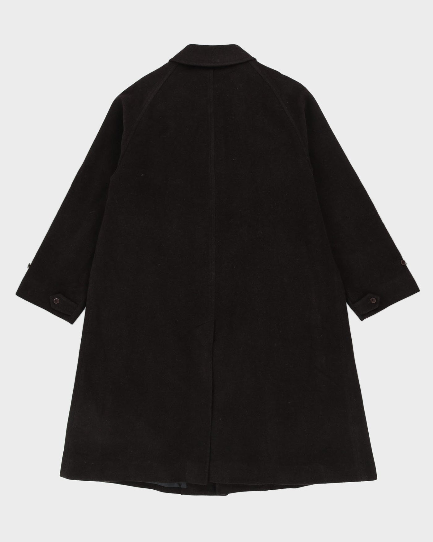 Burberrys' Brown Wool Overcoat - XL
